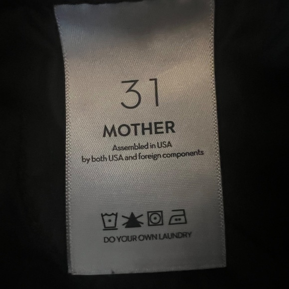 MOTHER The Hustler Ankle Fray - Size 31 Black - Picture 6 of 7
